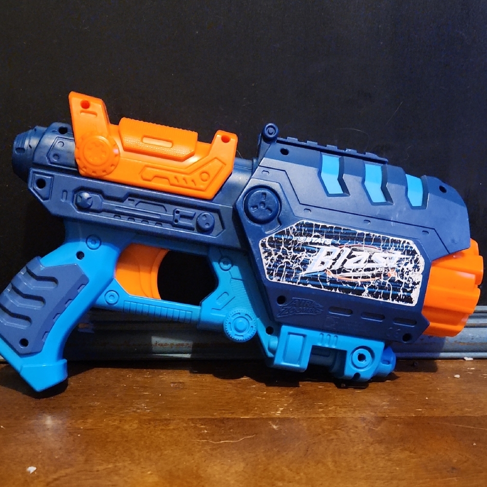 Kids Foam Dart Blaster - Blue & Orange